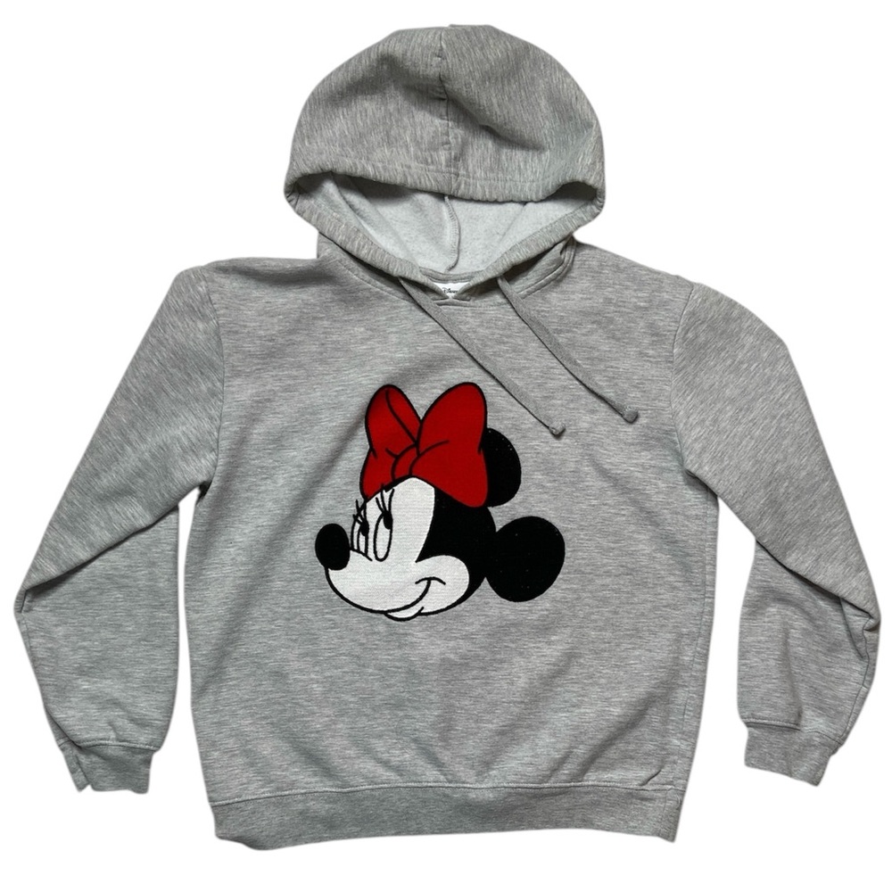 Disney Embroidered Minnie Mouse Hoodie Sweatshirt